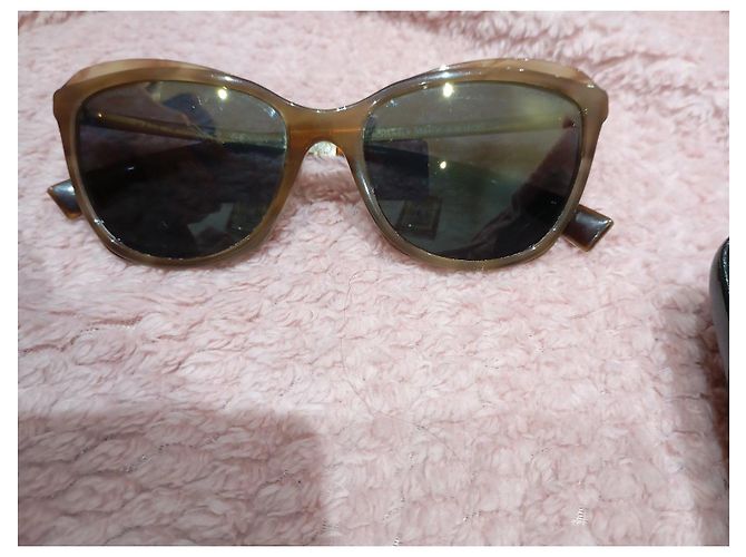 Occhiali da sole Chanel farfalla marrone - vista 19