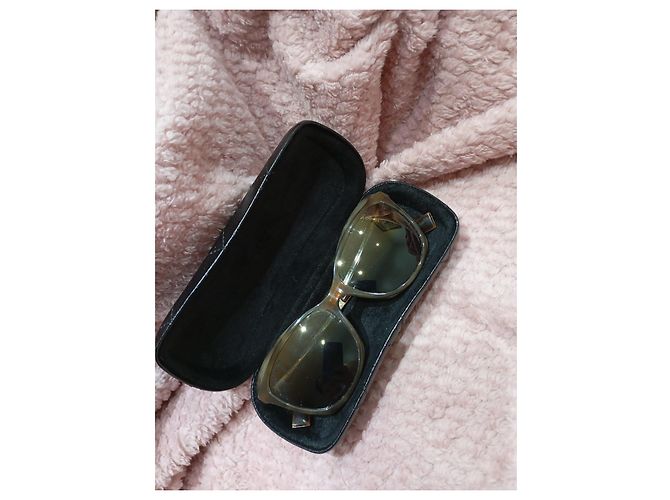 Occhiali da sole Chanel farfalla marrone - vista 9