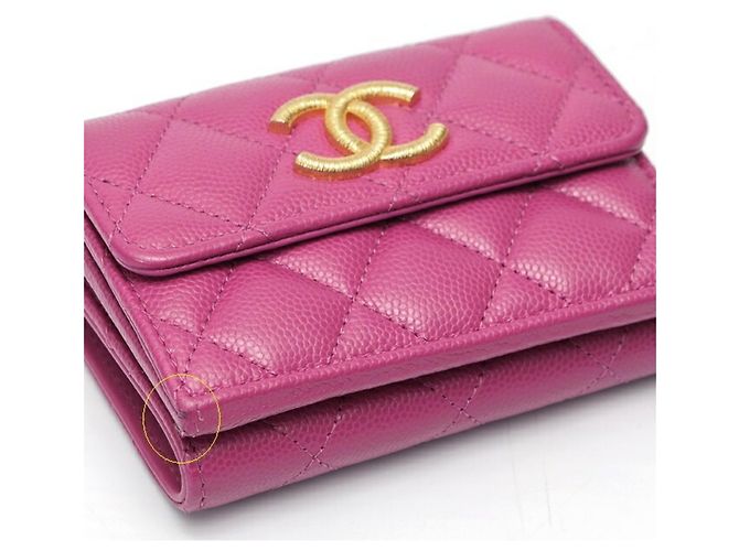 Cartera tríptico morada de Chanel Púrpura - vista 4