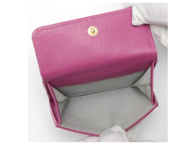 Cartera tríptico morada de Chanel Púrpura - vista 5