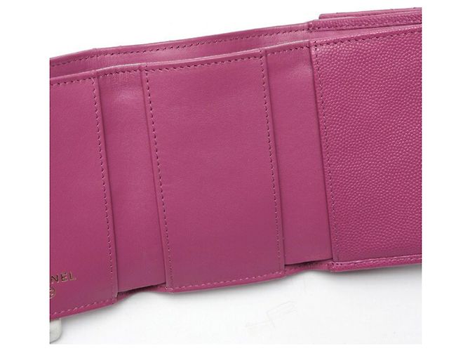 Cartera tríptico morada de Chanel Púrpura - vista 6