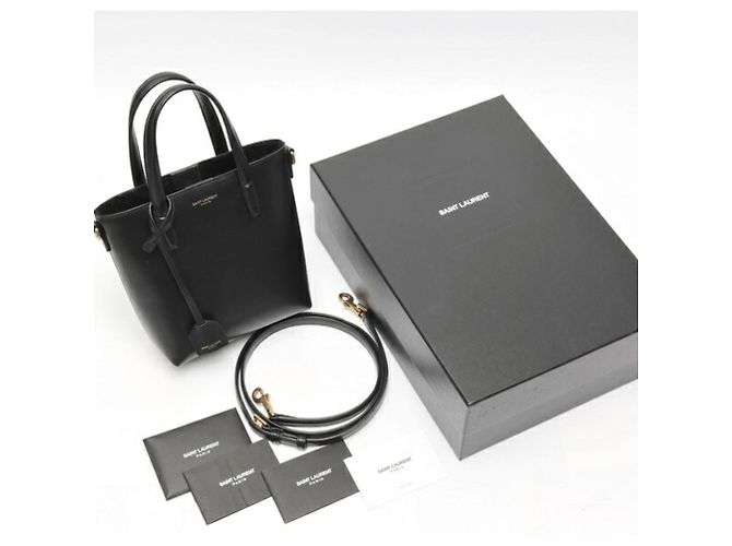 Borsa a Spalla Mini Toy Saint Laurent Nero - vista 7