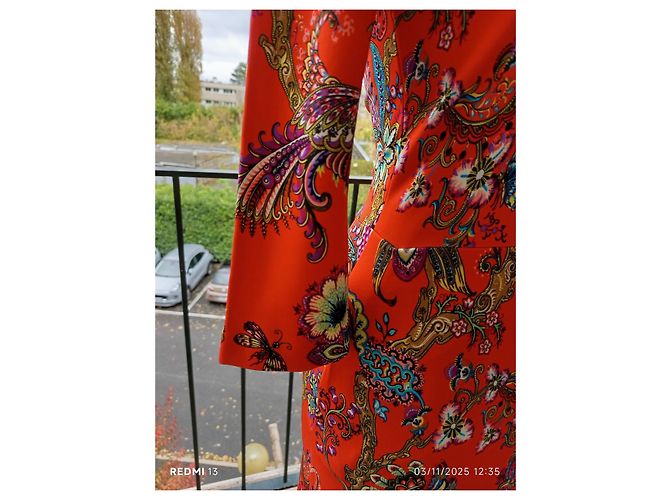 Vestido Etro de viscose e elastano Multicor - vista 6