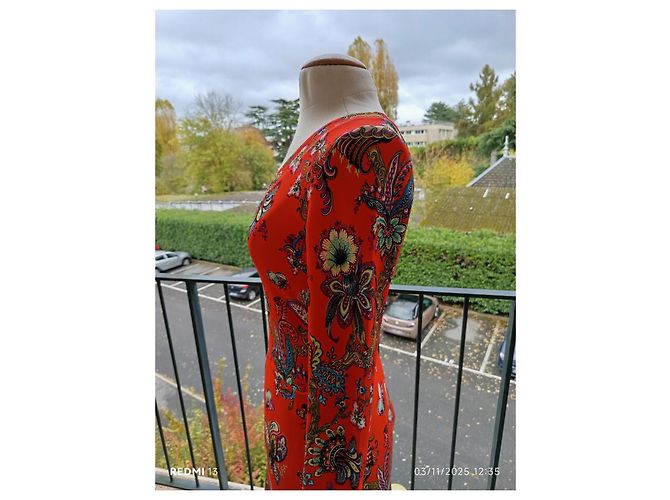 Vestido Etro de viscose e elastano Multicor - vista 8