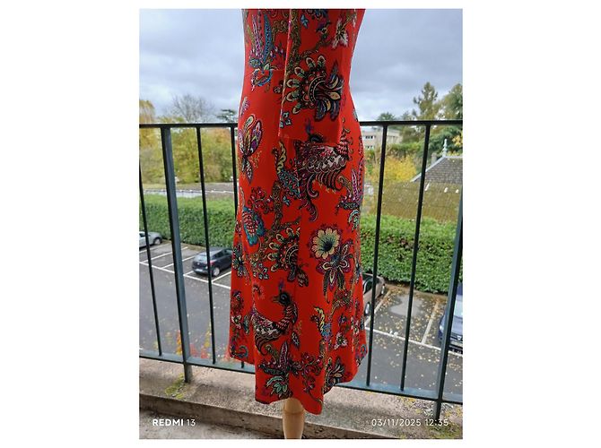Vestido Etro de viscose e elastano Multicor - vista 9