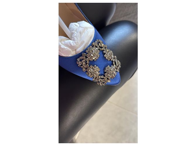 Manolo Blahnik HANGISI Blu - vista 10