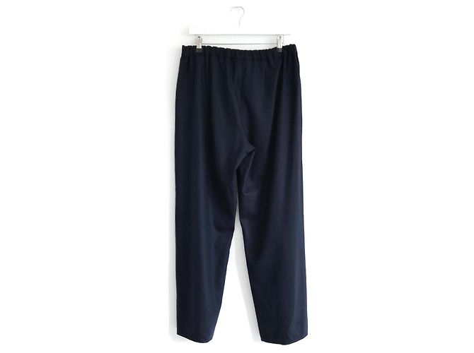 Max Mara MaxMara Floria Woll Jogginghose Marineblau - Ansicht 3