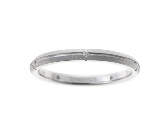 Anel Streamerica em Ouro Branco da Tiffany & Co. - vista 2