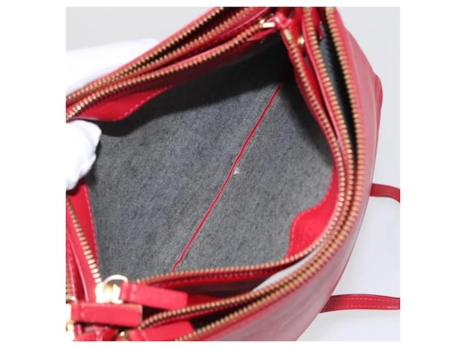 Céline Celine Trio Pelle Small Rosso - vista 5