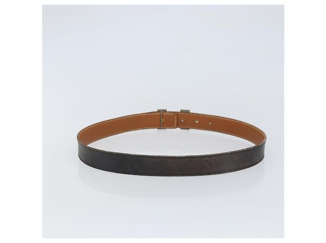 Hermès Cintura in pelle HERMES Constance 37,8"" Nera Auth yk19950 Nero - vista 2
