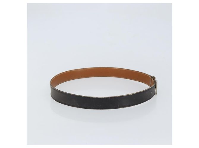 Hermès Cintura in pelle HERMES Constance 37,8"" Nera Auth yk19950 Nero - vista 4