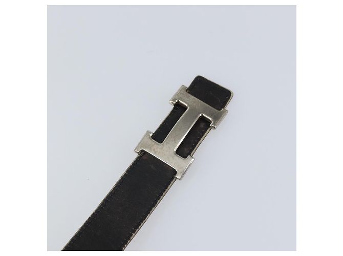 Hermès Cintura in pelle HERMES Constance 37,8"" Nera Auth yk19950 Nero - vista 6