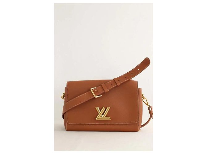 Twist Louis Vuitton Borsa a tracolla in pelle cammello - vista 2