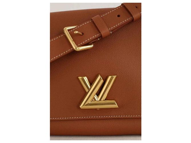 Twist Louis Vuitton Borsa a tracolla in pelle cammello - vista 3