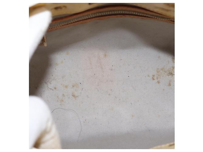 Borsa Reade Monogram Vernis PM di Louis Vuitton Beige - vista 5