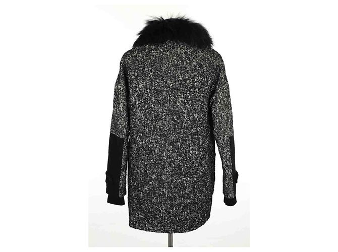 Gerard Darel Cappotto in cotone nero - vista 4