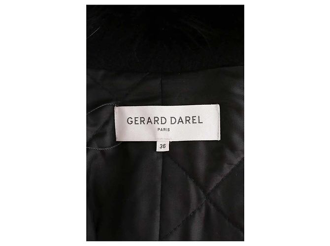 Gerard Darel Cappotto in cotone nero - vista 5