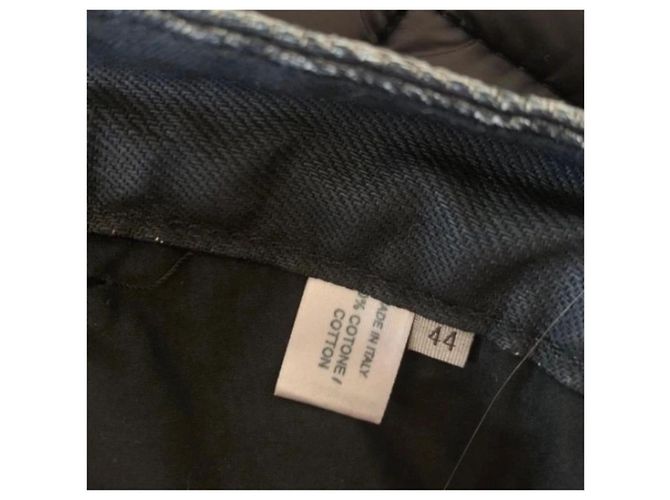 Vaqueros Bottega Veneta de denim gris oscuro algodón Gris antracita - vista 4