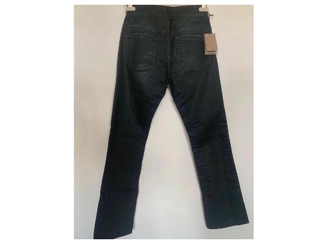 Vaqueros Bottega Veneta de denim gris oscuro algodón Gris antracita - vista 6
