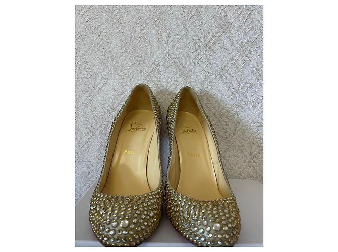 Décolleté Strass "So Kate" di Christian Louboutin D'oro - view 5