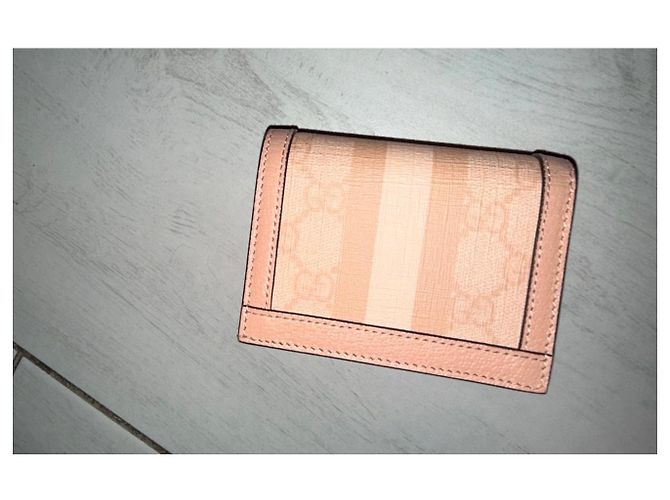 Cartera Gucci Ophidia GG Supreme Rosa Beige - vista 3