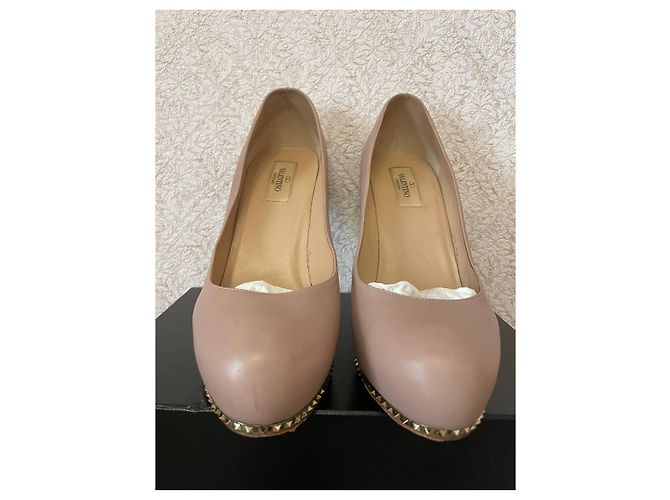 Tacchi Rockstud Valentino Garavani Rosa - vista 3