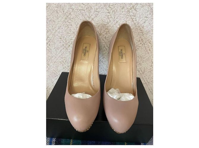 Tacchi Rockstud Valentino Garavani Rosa - vista 4
