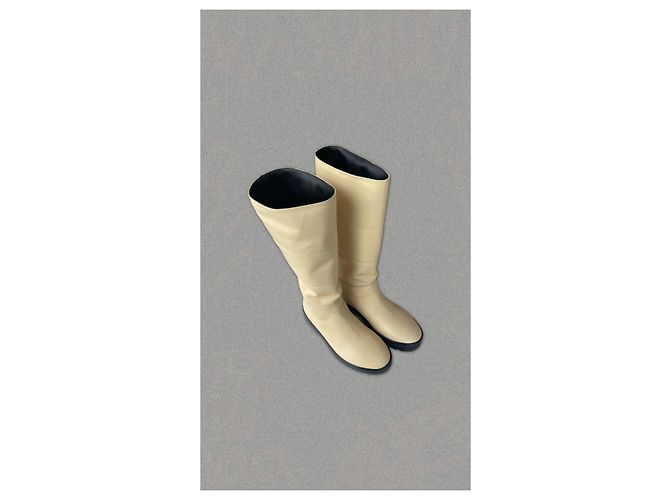 Botas Puffy Billie de The Row Beige - vista 3