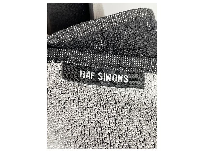 Typografisches Handtuch Christopher Wool Raf Simons SS09 Schwarz - Ansicht 10