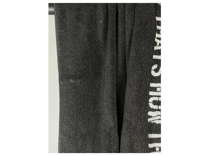 Typografisches Handtuch Christopher Wool Raf Simons SS09 Schwarz - Ansicht 11
