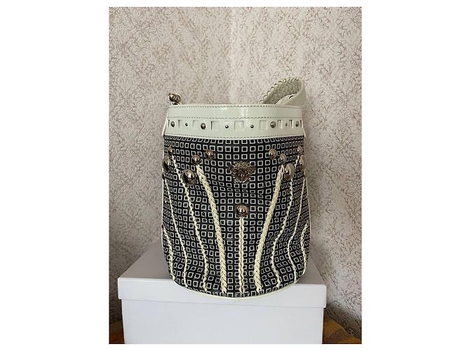 Versace Medusa Bucket Bag Schwarz Weiß Mehrfarben - Ansicht 4