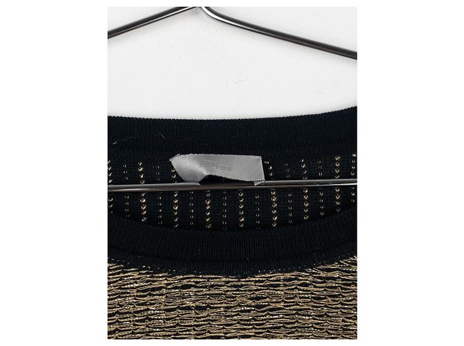 Metallisch goldfarbener Pullover Dior Homme von Kris van Assche SS09 Golden - Ansicht 10