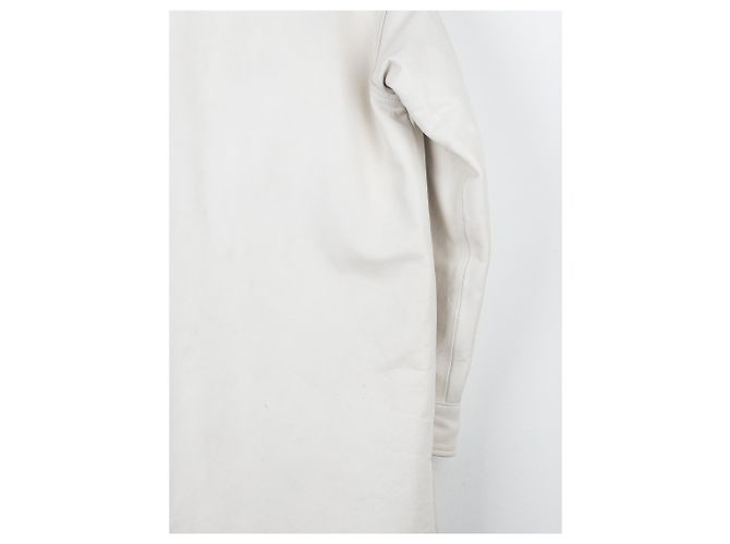 Maison Martin Margiela Jaqueta overshirt de couro acolchoada Maison Margiela x H&M SS12 Branco - vista 15