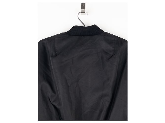 Prada AW21 Oversized MA-1 Bomberjacke Schwarz - Ansicht 11