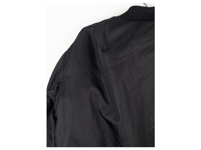 Prada AW21 Oversized MA-1 Bomberjacke Schwarz - Ansicht 13