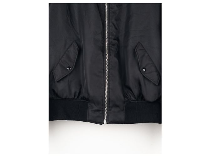 Prada AW21 Oversized MA-1 Bomberjacke Schwarz - Ansicht 4