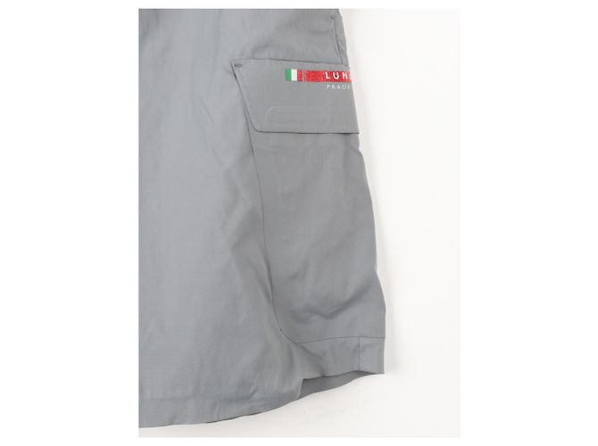 Bermuda cargo Prada Luna Rossa 2023 American Cup Sailing Cinza - vista 6