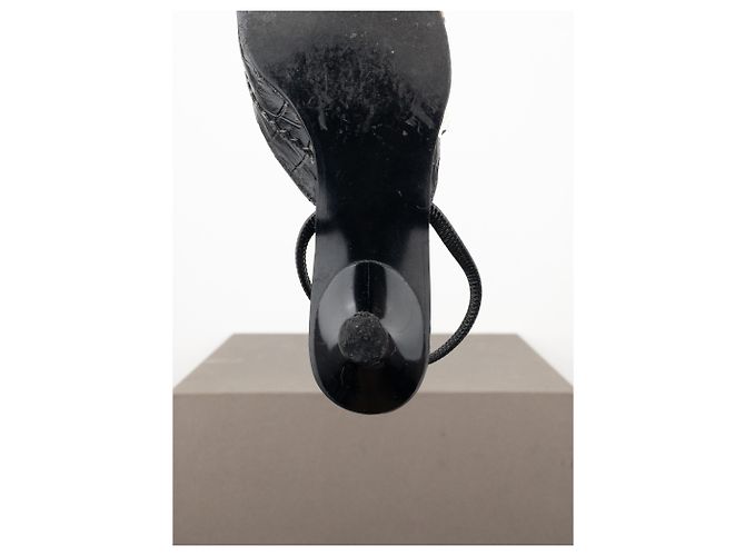 Mule slingback de cocodrilo 'D Trick' de Dior por Galliano SS04 Blanco - vista 12