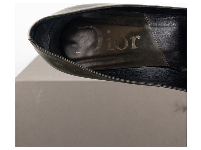 Dior von Galliano Herbst/Winter 2004 Pumps Parachute Bondage Grün - Ansicht 9