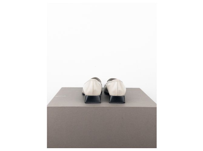 Miu Miu Mocasines de punta cuadrada de los 2000 Blanco - vista 6