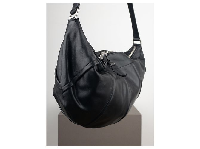 Bolsa de ombro de couro Saint Laurent por Hedi Slimane Preto - vista 10