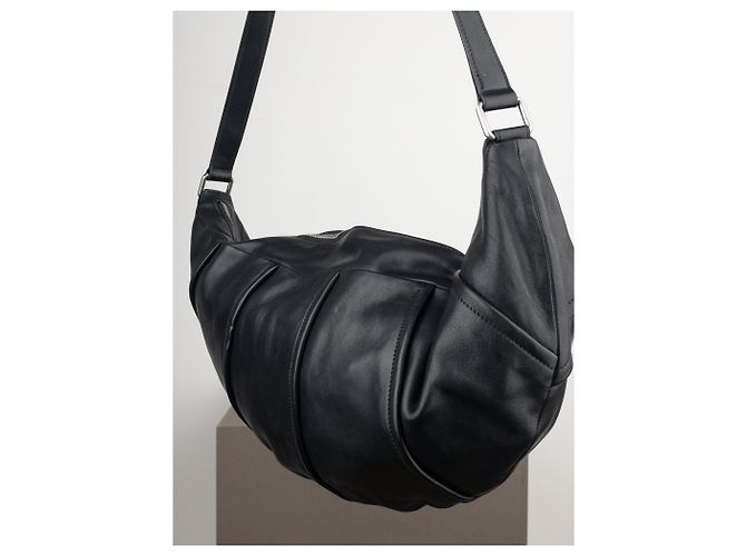 Bolsa de ombro de couro Saint Laurent por Hedi Slimane Preto - vista 12
