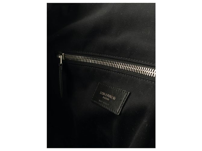 Bolsa de ombro de couro Saint Laurent por Hedi Slimane Preto - vista 15