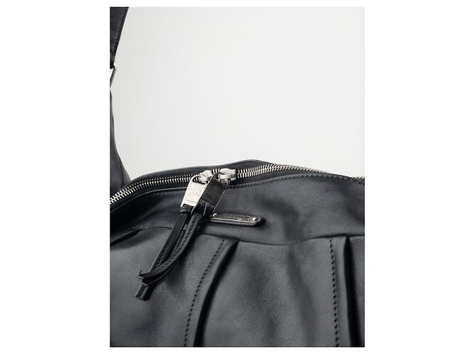Bolsa de ombro de couro Saint Laurent por Hedi Slimane Preto - vista 7