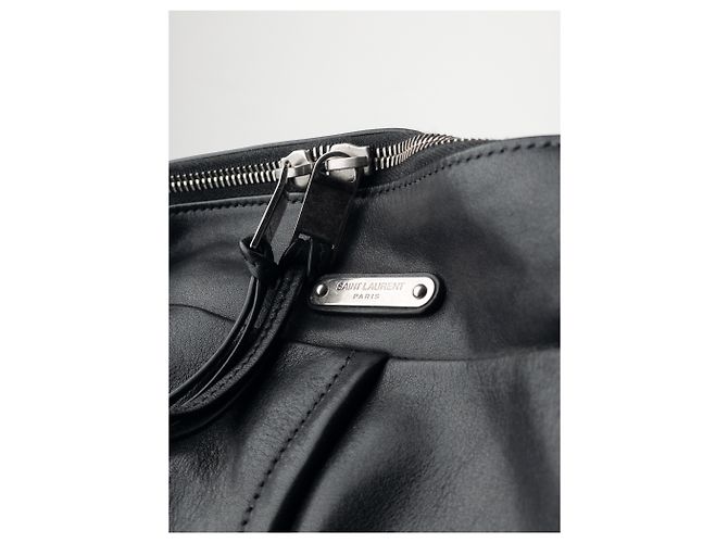 Bolsa de ombro de couro Saint Laurent por Hedi Slimane Preto - vista 8