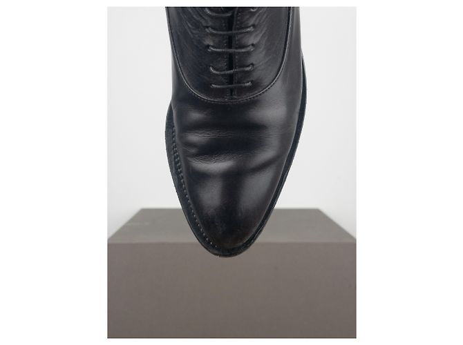 Prada AW13 ‚Monolith‘ Derby-Schuhe mit Lug-Sohle Schwarz - Ansicht 7