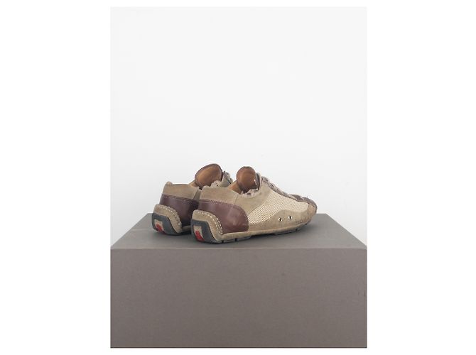 Sneakers da guida Monte Carlo Prada anni 2000 Beige - vista 2