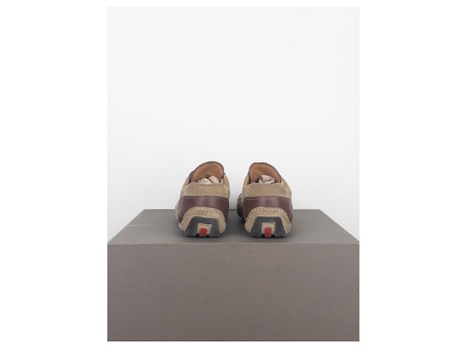 Sneakers da guida Monte Carlo Prada anni 2000 Beige - vista 6