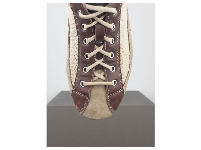 Sneakers da guida Monte Carlo Prada anni 2000 Beige - vista 7