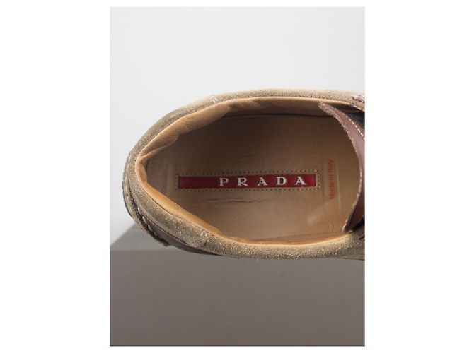 Sneakers da guida Monte Carlo Prada anni 2000 Beige - vista 9